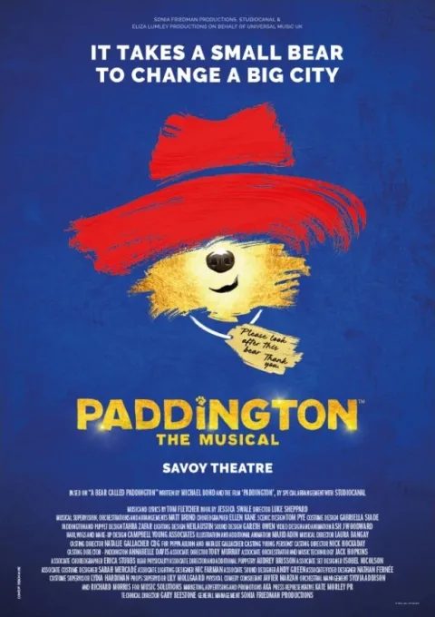 Paddington The Musical poster