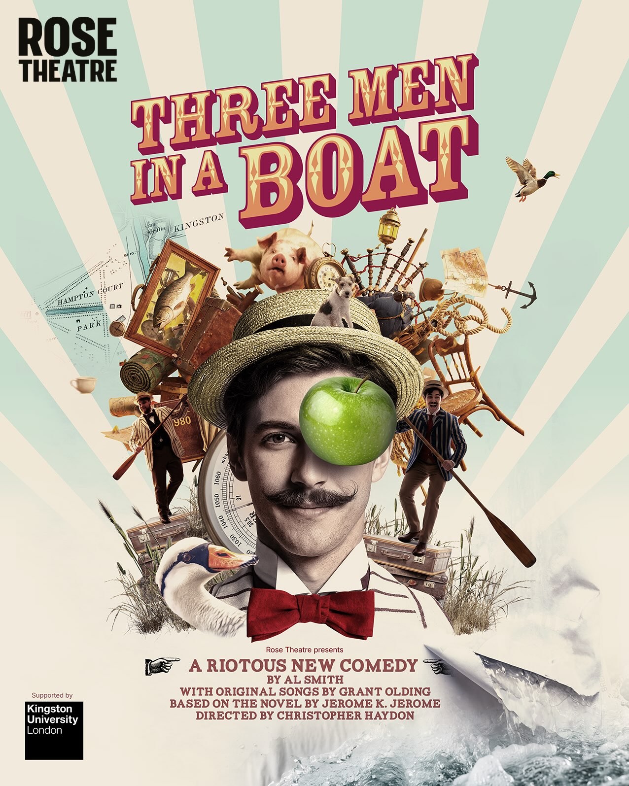 Three Men in a Boat Poster/artwork