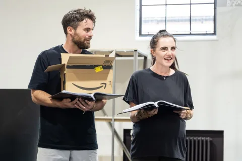 PETER HANNAH (BUDDY LEVACO) & NIAMH PERRY (PATTIE LEVACO)