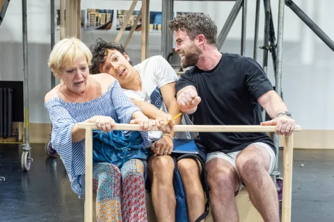 MARIA FRIEDMAN (KIMBERLY LEVACO), GILLI JONES (SETH WEETIS) & PETER HANNAH (BUDDY LEVACO)