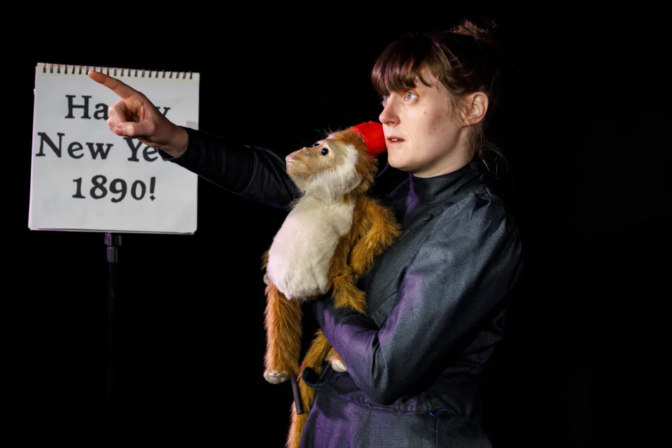 Around the World with Nellie Bly - Katie Overstall as Nellie Bly - Photo by Alex Grey