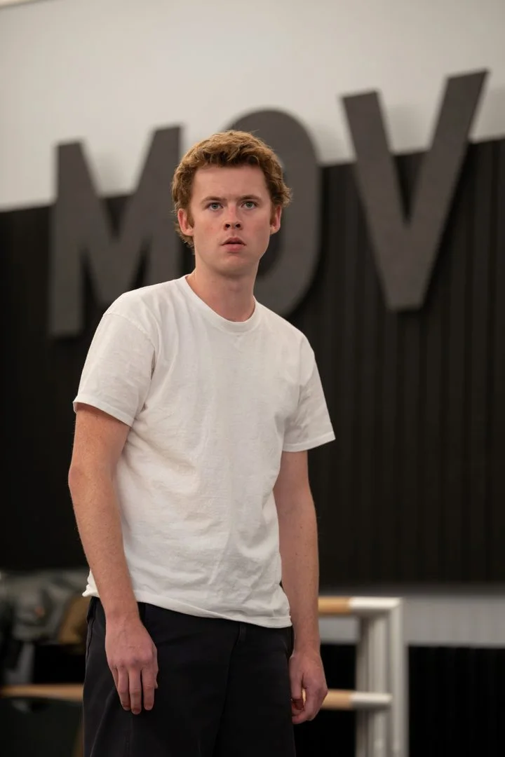 652 Harry Redding Edgar in rehearsals for King Lear. Photo by Johan Persson