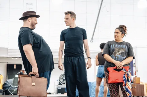 Henry Lewis Dave Hearn Nancy Zamit Rehearsals Danny Kaan