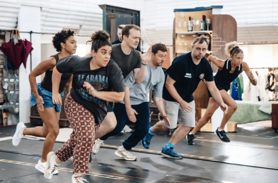 Running. Rehearsals Danny Kaan